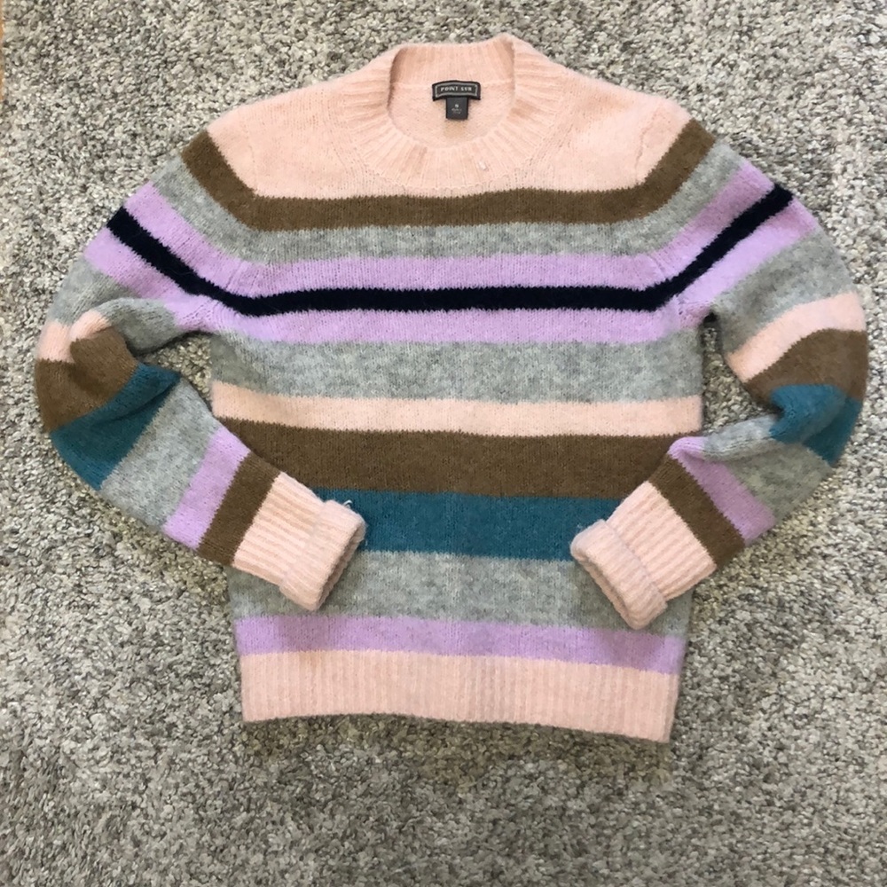 J crew Point Sur striped sweater